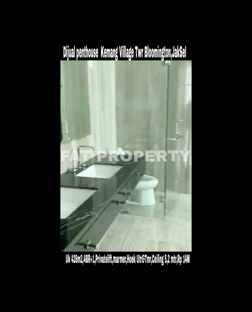 Dijual PENTHOUSE KEMANG VILLAGE, integrated development terlengkap di Jakarta Selatan.