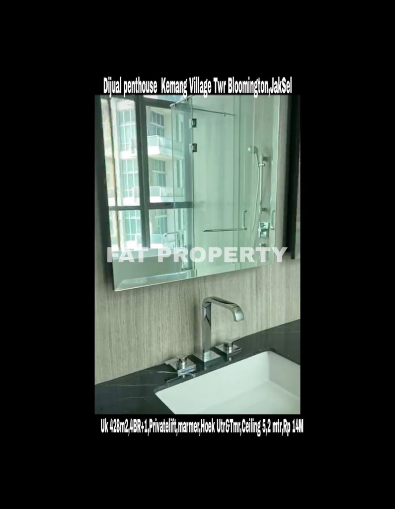 Dijual PENTHOUSE KEMANG VILLAGE, integrated development terlengkap di Jakarta Selatan.