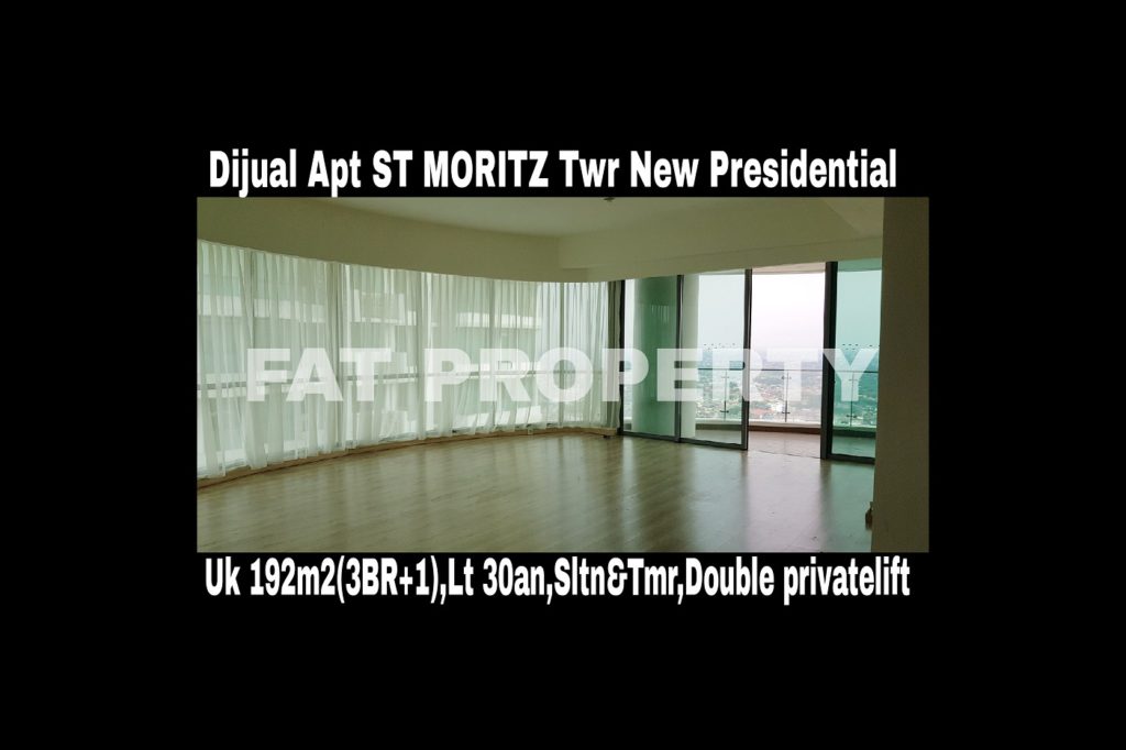 Dijual cepat butuh cash Apartment ST MORITZ Tower terbaru dan terbaik,New Presidential Tower.