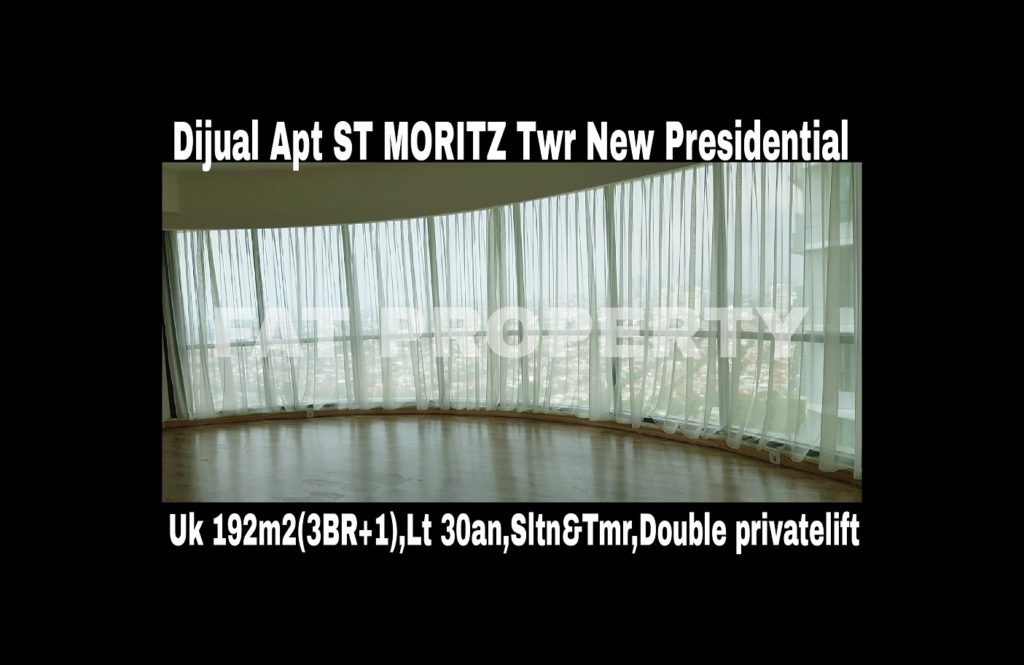 Dijual cepat butuh cash Apartment ST MORITZ Tower terbaru dan terbaik,New Presidential Tower.