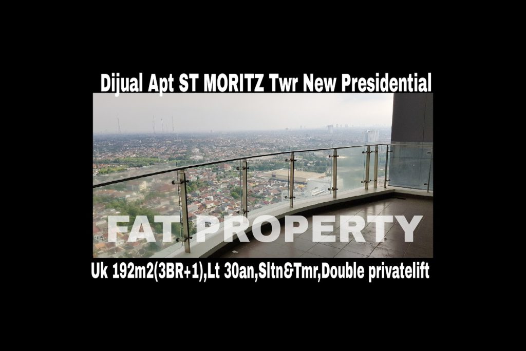 Dijual cepat butuh cash Apartment ST MORITZ Tower terbaru dan terbaik,New Presidential Tower.