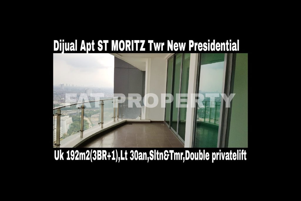 Dijual cepat butuh cash Apartment ST MORITZ Tower terbaru dan terbaik,New Presidential Tower.