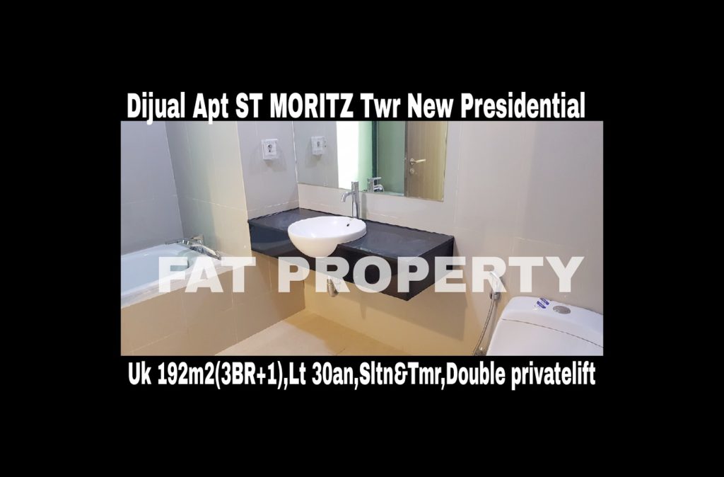 Dijual cepat butuh cash Apartment ST MORITZ Tower terbaru dan terbaik,New Presidential Tower.