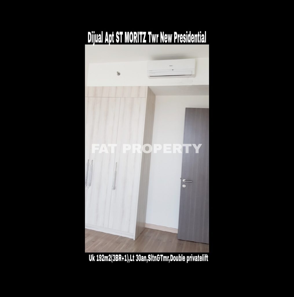 Dijual cepat butuh cash Apartment ST MORITZ Tower terbaru dan terbaik,New Presidential Tower.