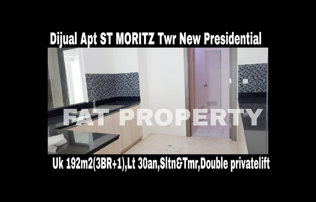 Dijual cepat butuh cash Apartment ST MORITZ Tower terbaru dan terbaik,New Presidential Tower.