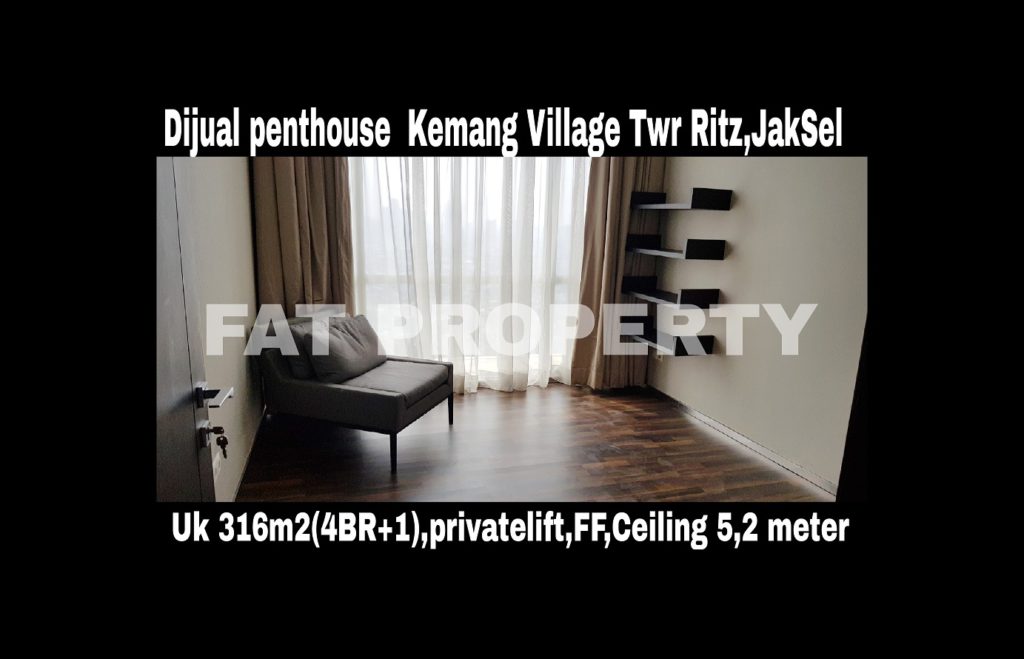 Dijual PENTHOUSE KEMANG VILLAGE, integrated development terlengkap di Jakarta Selatan.