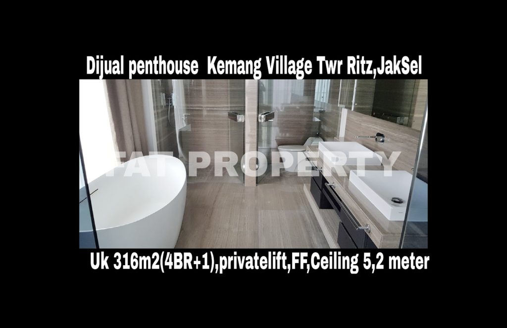 Dijual PENTHOUSE KEMANG VILLAGE, integrated development terlengkap di Jakarta Selatan.