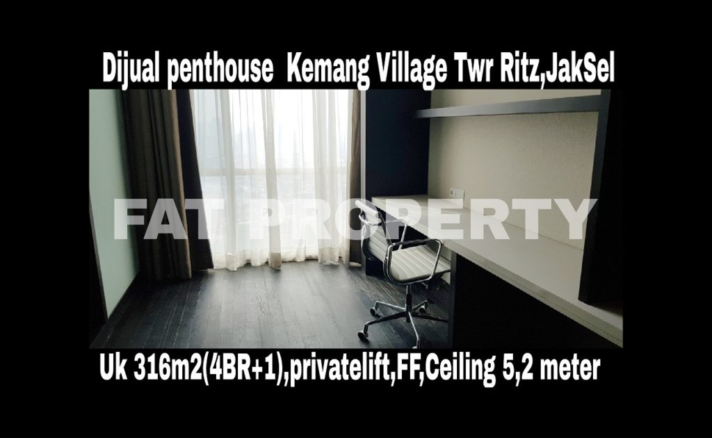 Dijual PENTHOUSE KEMANG VILLAGE, integrated development terlengkap di Jakarta Selatan.