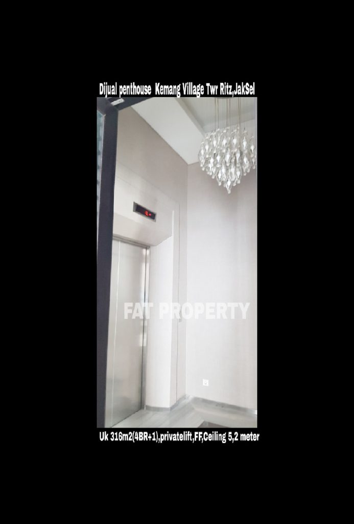 Dijual PENTHOUSE KEMANG VILLAGE, integrated development terlengkap di Jakarta Selatan.