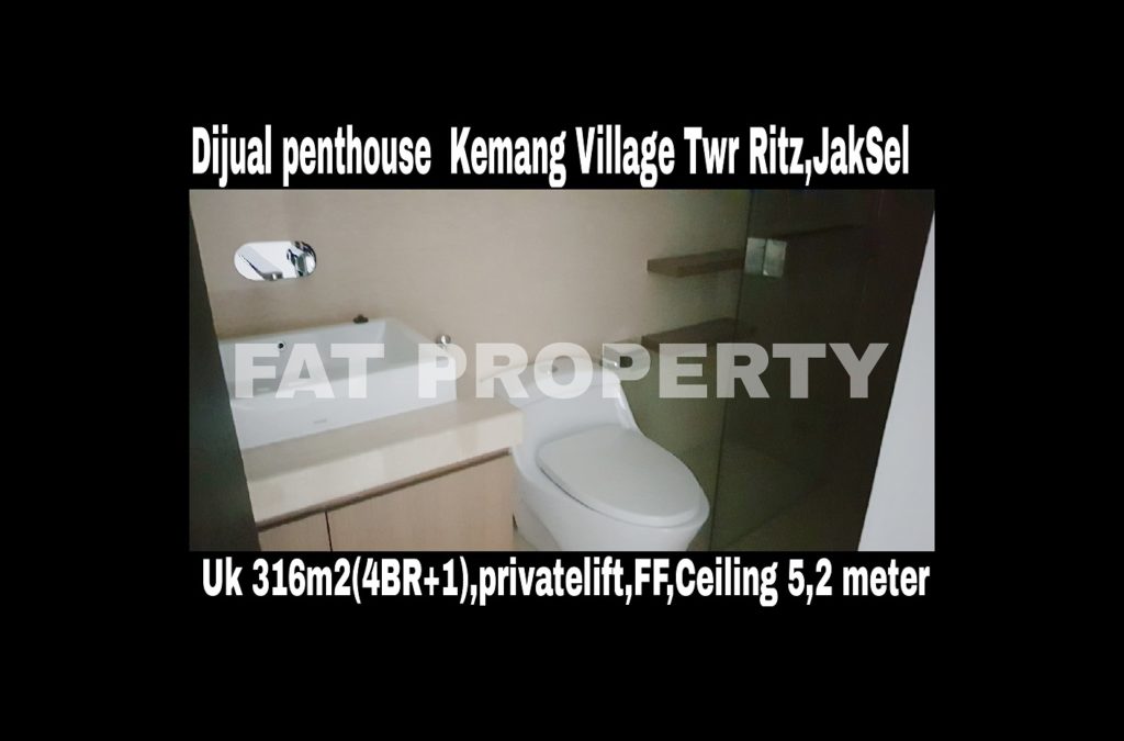 Dijual PENTHOUSE KEMANG VILLAGE, integrated development terlengkap di Jakarta Selatan.