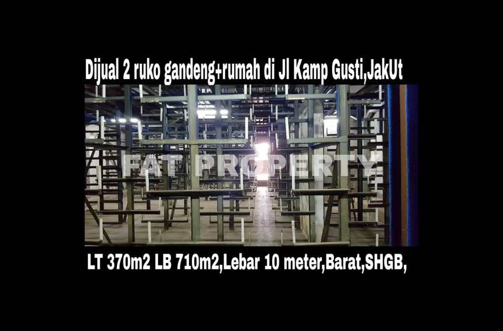 Dijual tempat usaha di Jl.Kampung Gusti,Pejagalan,Penjaringan,Jakarta Utara.