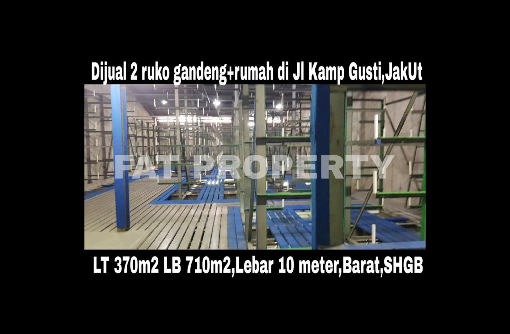 Dijual tempat usaha di Jl.Kampung Gusti,Pejagalan,Penjaringan,Jakarta Utara.