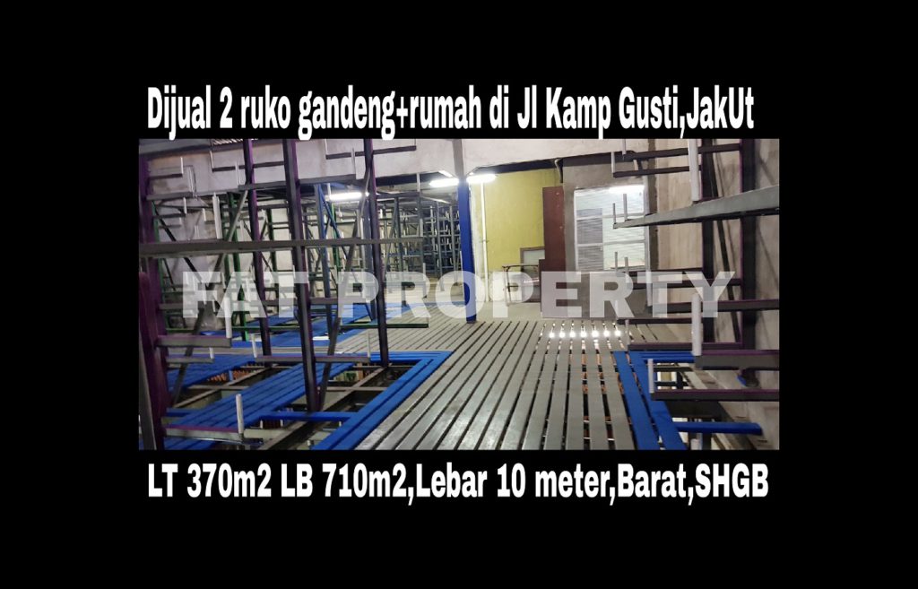 Dijual tempat usaha di Jl.Kampung Gusti,Pejagalan,Penjaringan,Jakarta Utara.