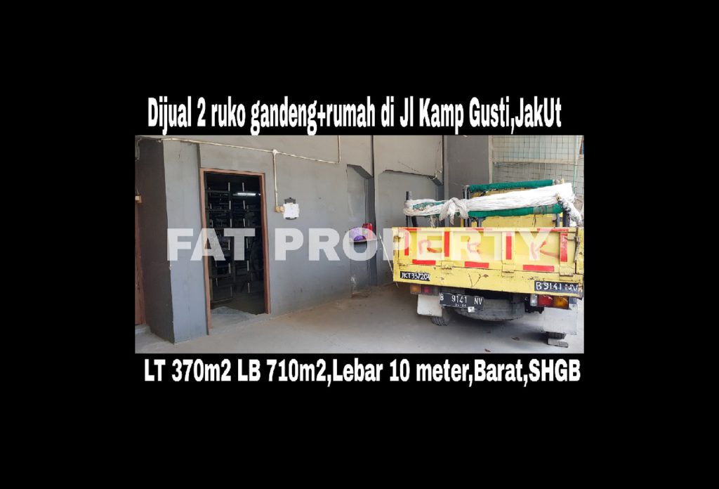 Dijual tempat usaha di Jl.Kampung Gusti,Pejagalan,Penjaringan,Jakarta Utara.