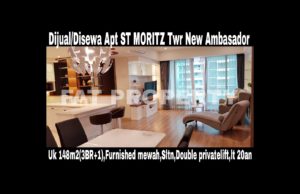 Dijual/Disewakan Apartment ST MORITZ Tower New Ambasador, tower paling high end dan terbaru serta paling strategis di tengah2 mal.