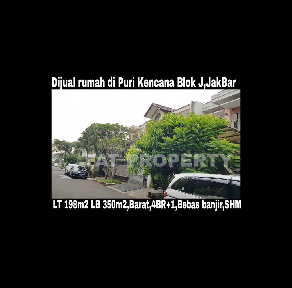 Dijual cepat butuh cash,rumah di Puri Kencana blok J,Belakang Gedung Kawan Lama,Jakarta Barat:
