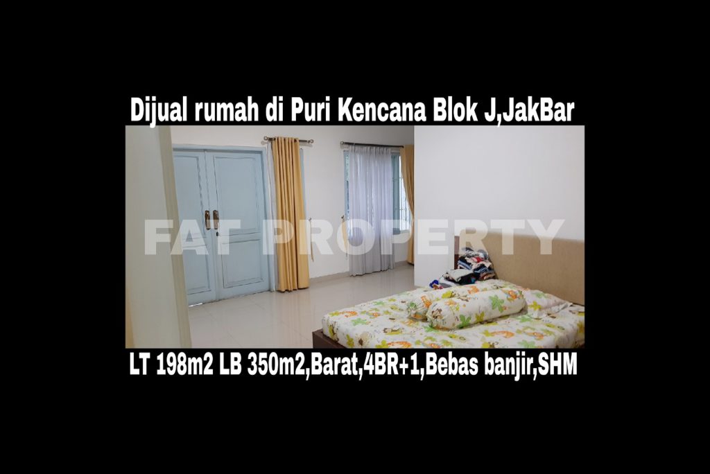 Dijual cepat butuh cash,rumah di Puri Kencana blok J,Belakang Gedung Kawan Lama,Jakarta Barat: