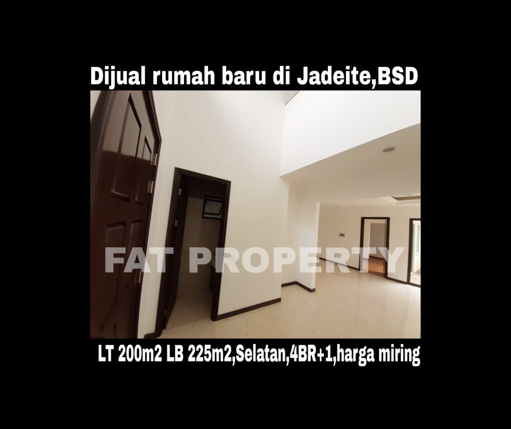 Dijual rumah baru di cluster paling premium dan ekslusif di BSD 