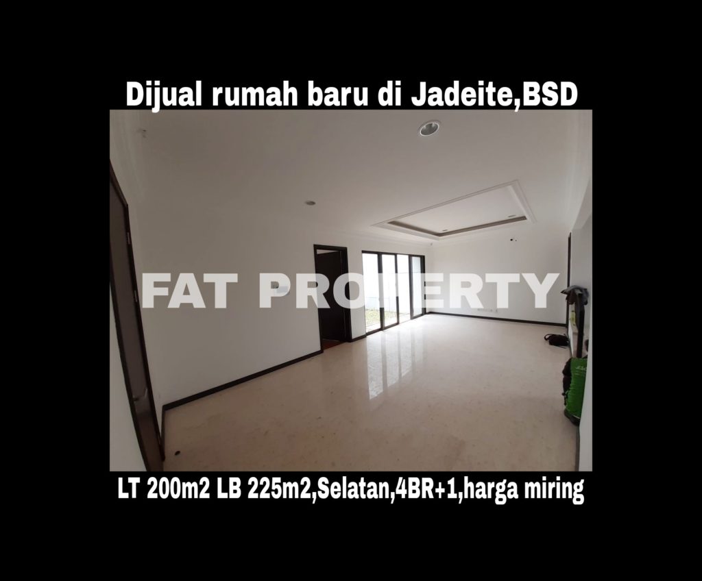 Dijual rumah baru di cluster paling premium dan ekslusif di BSD 