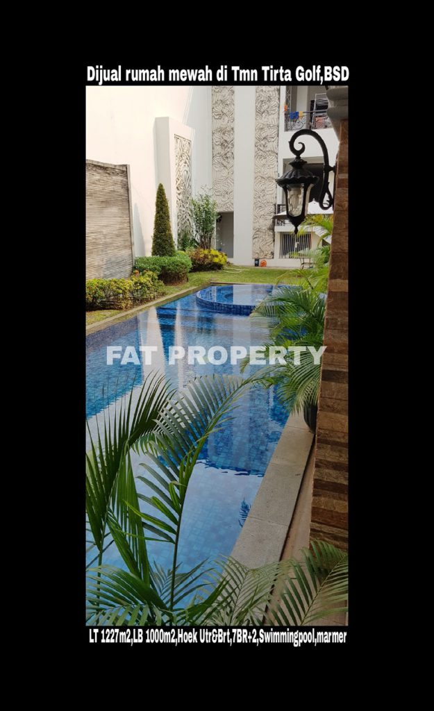 Dijual rumah mewah di Taman Tirta Golf,BSD,Serpong,Tangerang