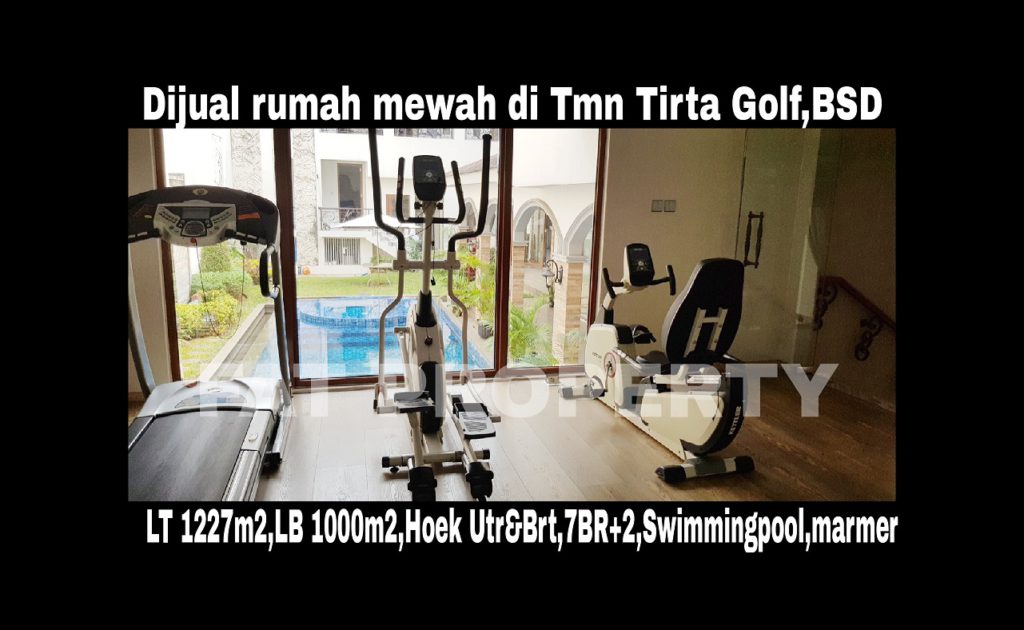 Dijual rumah mewah di Taman Tirta Golf,BSD,Serpong,Tangerang