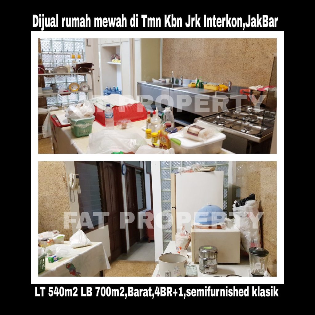 Dijual rumah mewah di perumahan elite orang kaya lama: Taman Kebon Jeruk Interkon,Jakarta Barat.