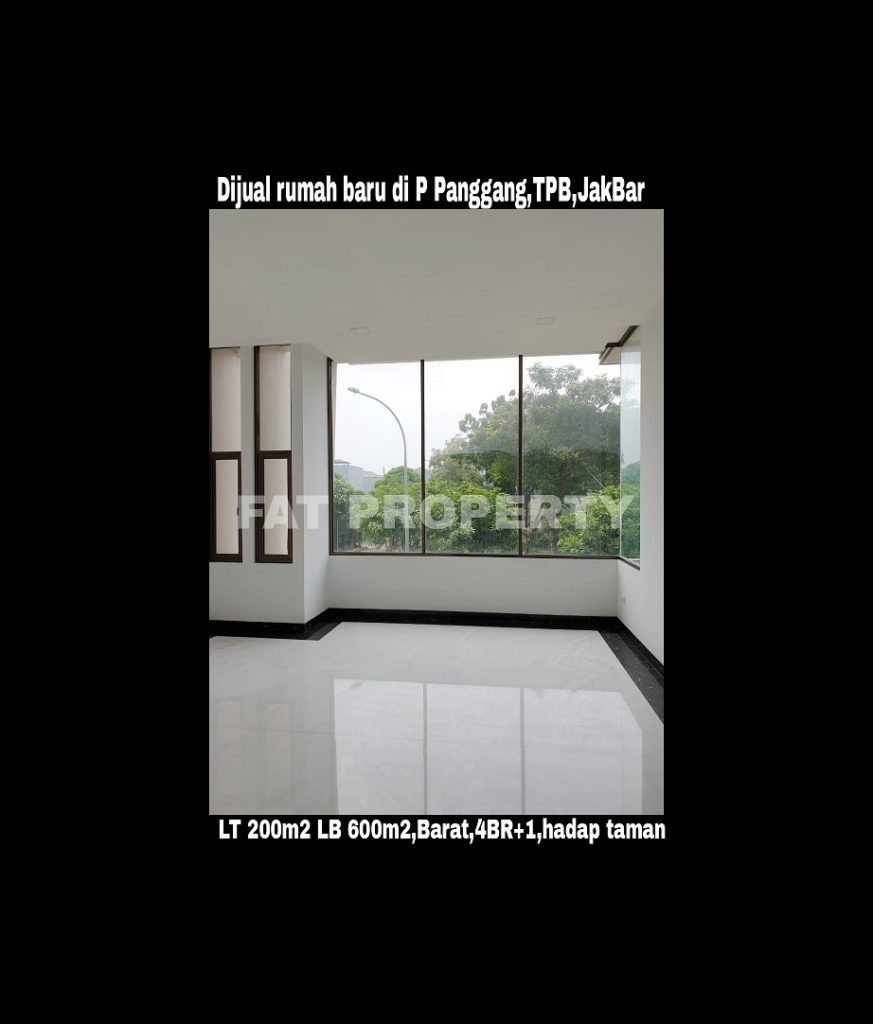 Dijual rumah baru mewah bagus hadap taman di Taman Permata Buana di cluster baru,Jl Pulau Panggang,Jakarta Barat