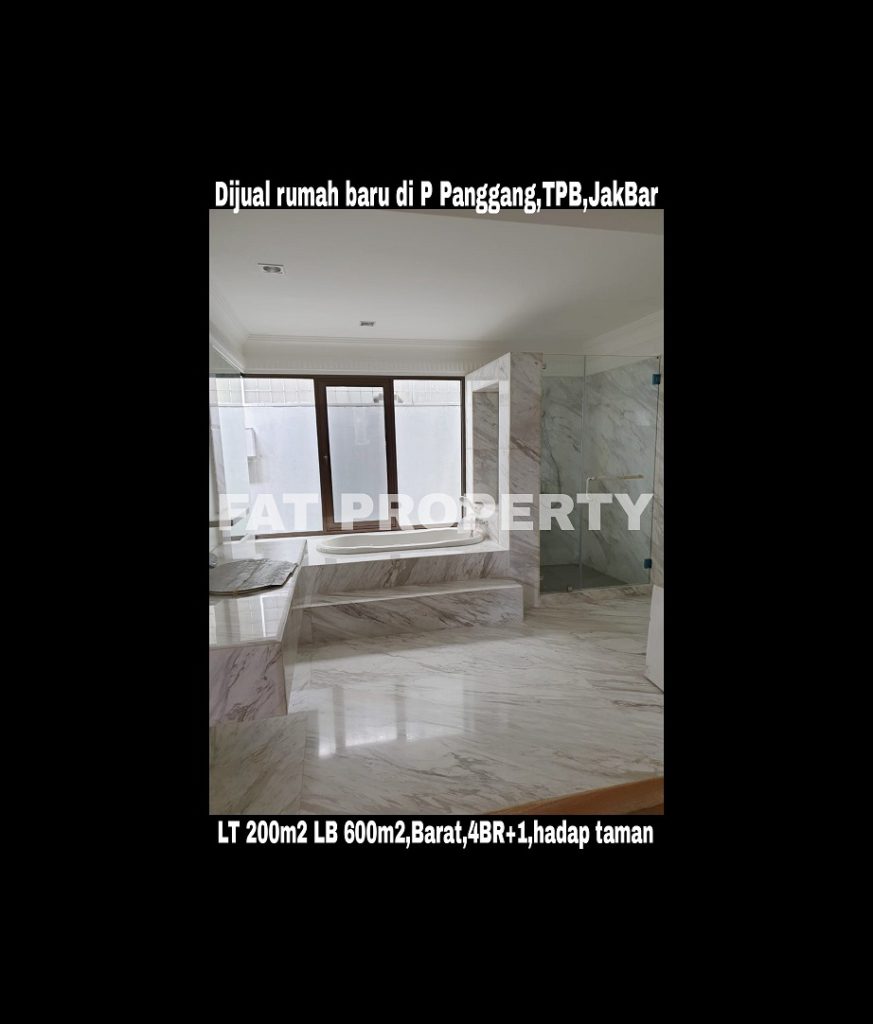 Dijual rumah baru mewah bagus hadap taman di Taman Permata Buana di cluster baru,Jl Pulau Panggang,Jakarta Barat