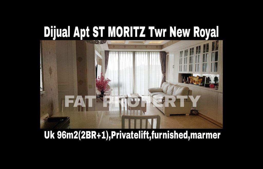 Dijual Apartment ST Moritz di Jl Puri Indah Jakarta Barat