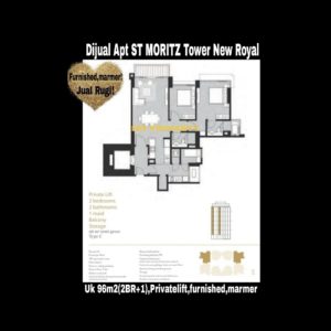 Dijual Apartment ST Moritz di Jl Puri Indah Jakarta Barat