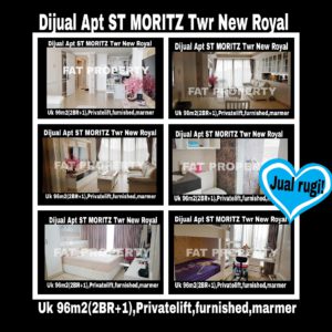 Dijual Apartment ST Moritz di Jl Puri Indah Jakarta Barat