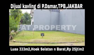 Dijual kavling bagus di perumahan elite sistem cluster yang sangat aman,di Taman Permata Buana, Jl Pulau Damar.