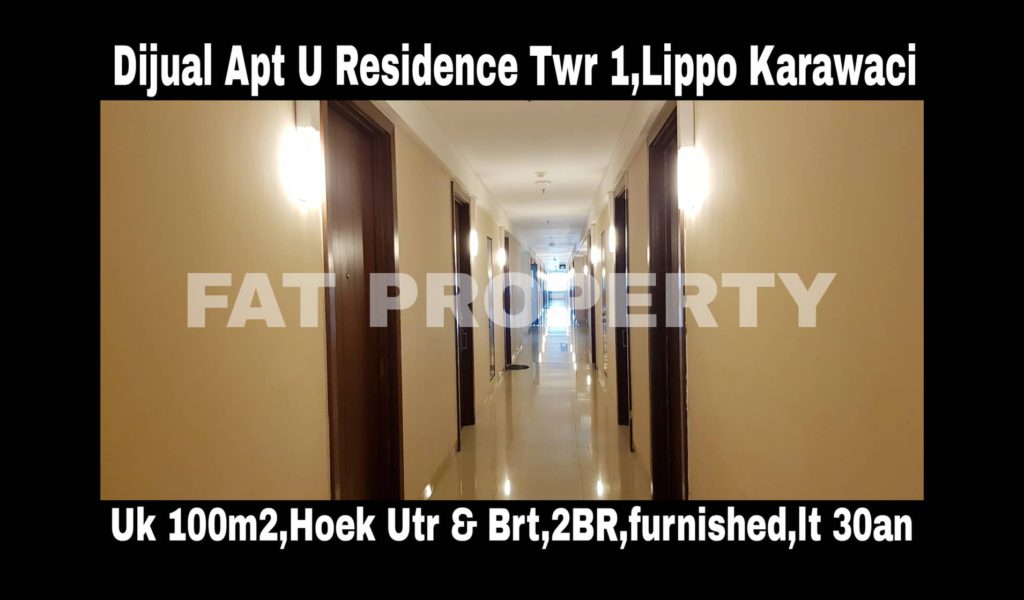 Dijual Apt U Residence Tower 1,Lippo Karawaci.