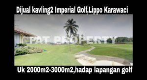 Dijual kavling2 hunian ekslusif di Imperial Golf,Lippo Karawaci.