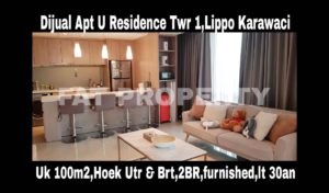 Dijual Apt U Residence Tower 1,Lippo Karawaci.