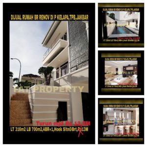 Dijual rumah mewah baru renov di Jl.Pulau Kelapa,Taman Permata Buana,samping Puri Indah,Jakarta Barat.