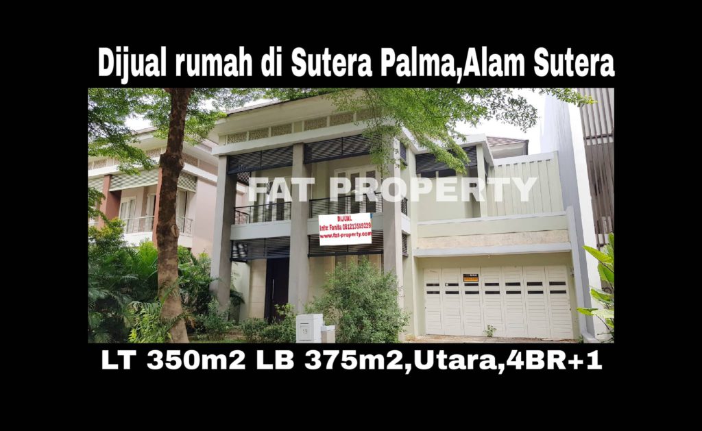 Dijual rumah bagus sudah direnov di Sutera Palma,Alam Sutera,Serpong.