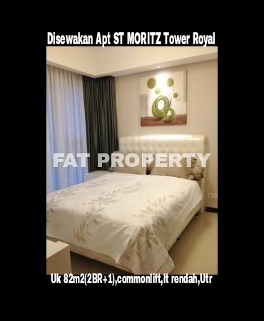 Disewakan Apartment ST MORITZ Tower Royal,Puri Indah,Jakarta Barat.