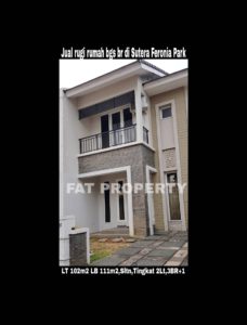 Dijual cepat BU rumah bagus di Alam Sutera.