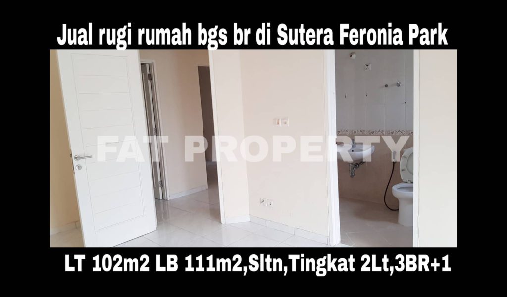 Dijual cepat BU rumah bagus di Alam Sutera.