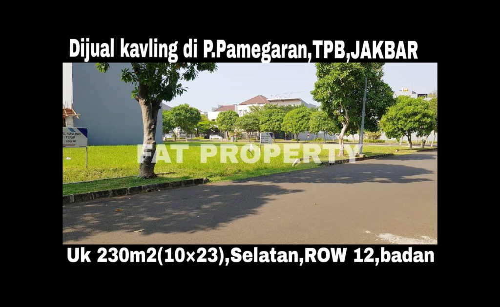 Dijual kavling hunian di Jl Pulau Pamegaran T2 no 20,Taman Permata Buana,Jakarta Barat.