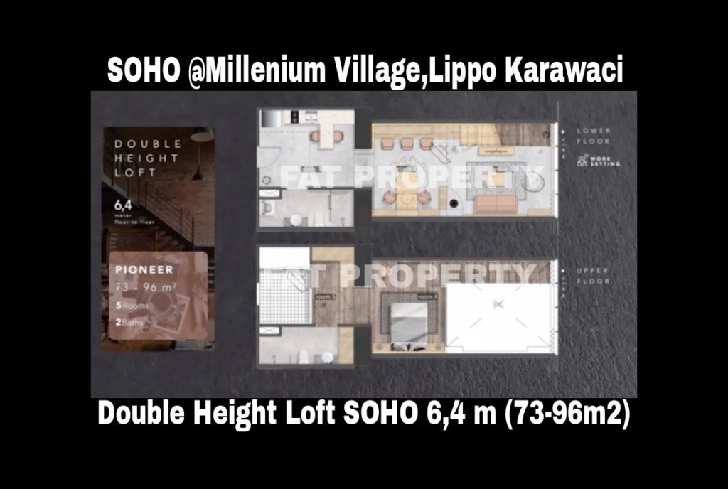 SOHO di Millenium Village Lippo Karawaci Harga Rp 500 Juta-an