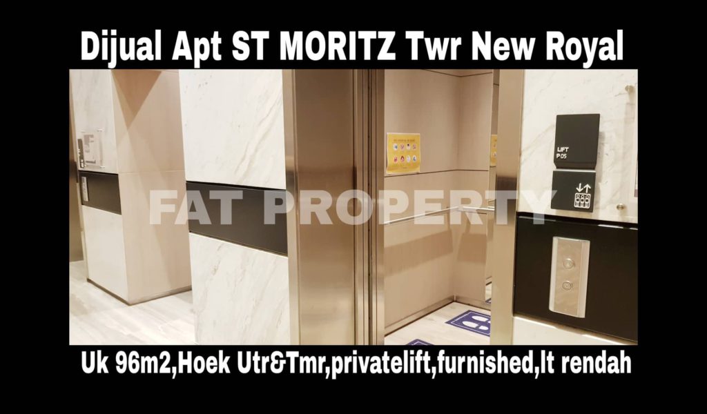 Dijual Apartment ST Moritz di Jl Puri Indah Jakarta Barat.