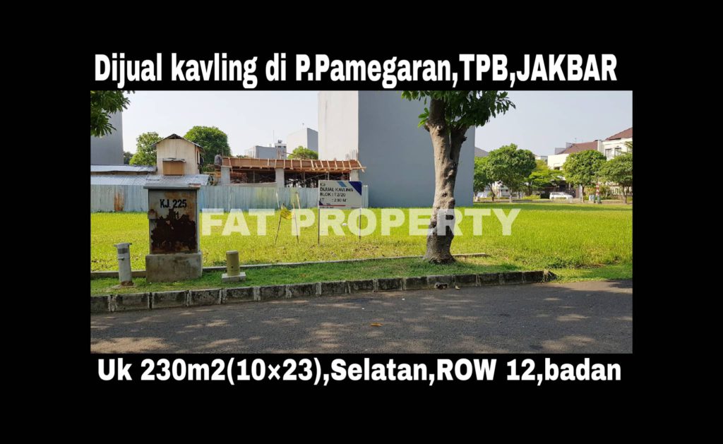 Dijual kavling hunian di Jl Pulau Pamegaran T2 no 20,Taman Permata Buana,Jakarta Barat.