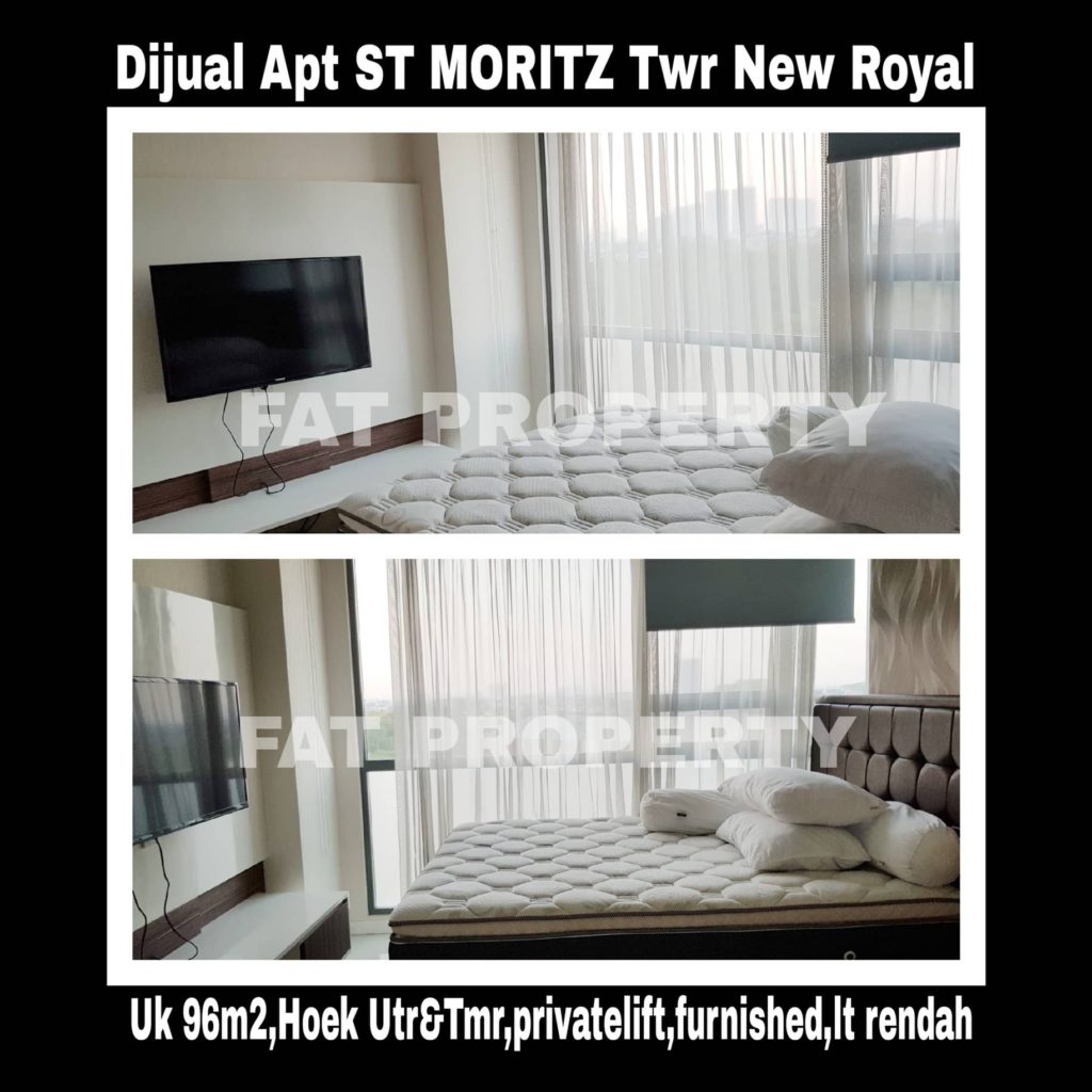 Dijual Apartment ST Moritz di Jl Puri Indah Jakarta Barat.