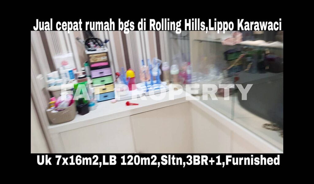 Dijual rumah bagus masih dihuni di Rolling Hills,Lippo Karawaci.