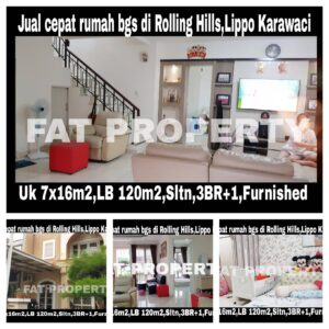 Dijual rumah bagus masih dihuni di Rolling Hills,Lippo Karawaci.