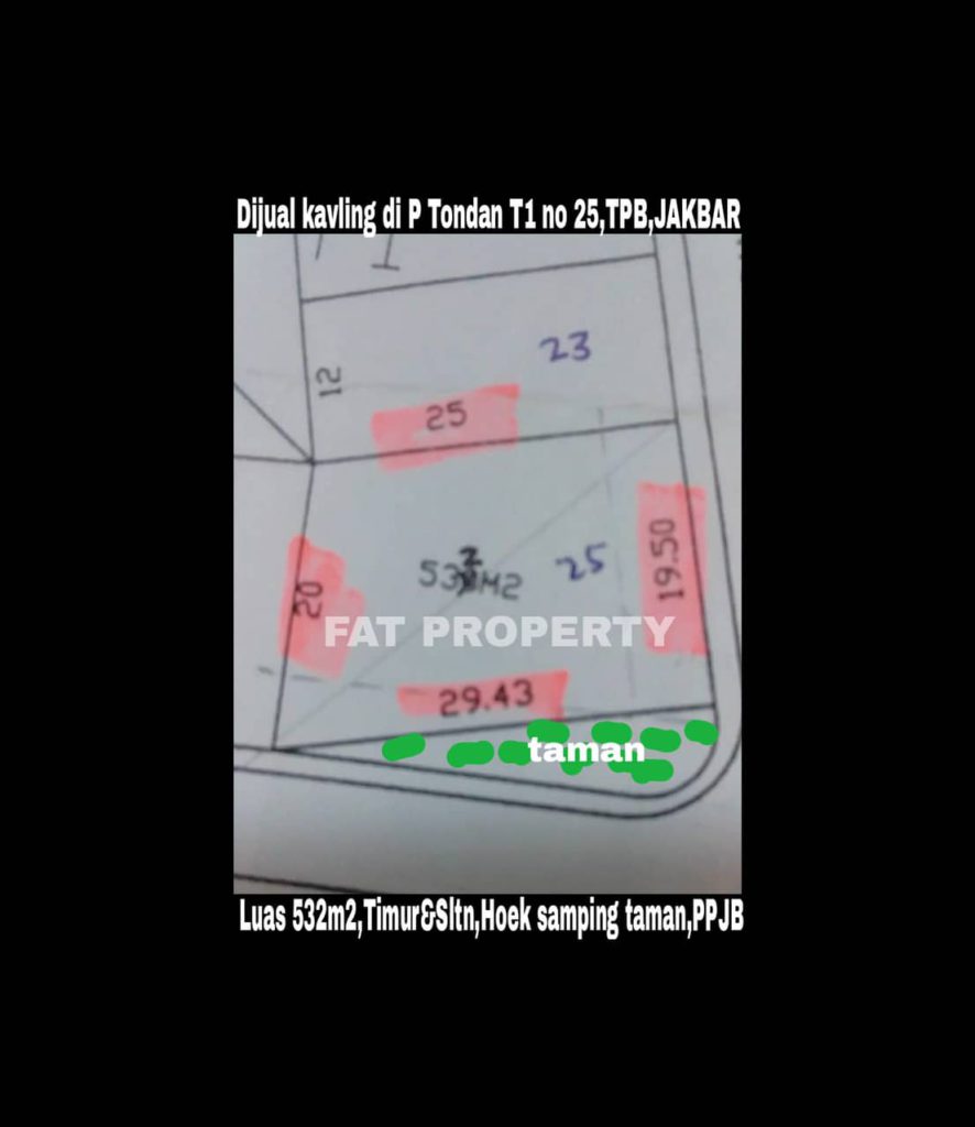 Dijual kavling premium hunian di Jl Boulevard Pulau Tondan Blok T1 no 25,Taman Permata Buana,Jakarta Barat.