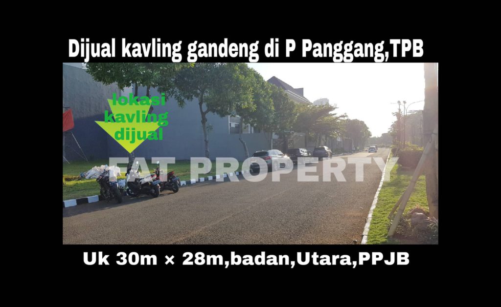 Dijual kavling premium hunian di Jl Boulevard Pulau Panggang Blok R1 no 61 & 62,Taman Permata Buana,Jakarta Barat.