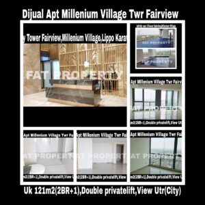 Dijual Apartment Millenium Village Tower Fairview,Lippo Karawaci.